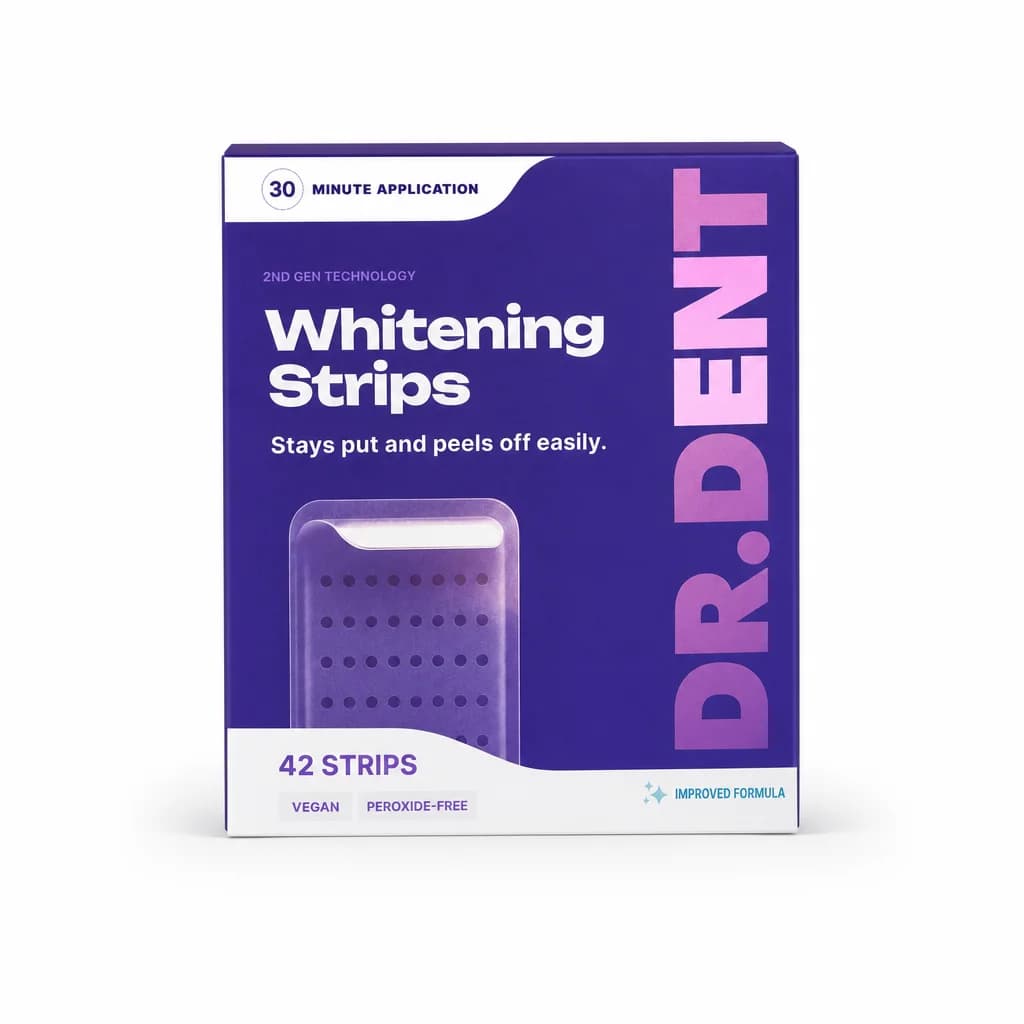 Dr. Dent Whitening Strips — 42 Strips